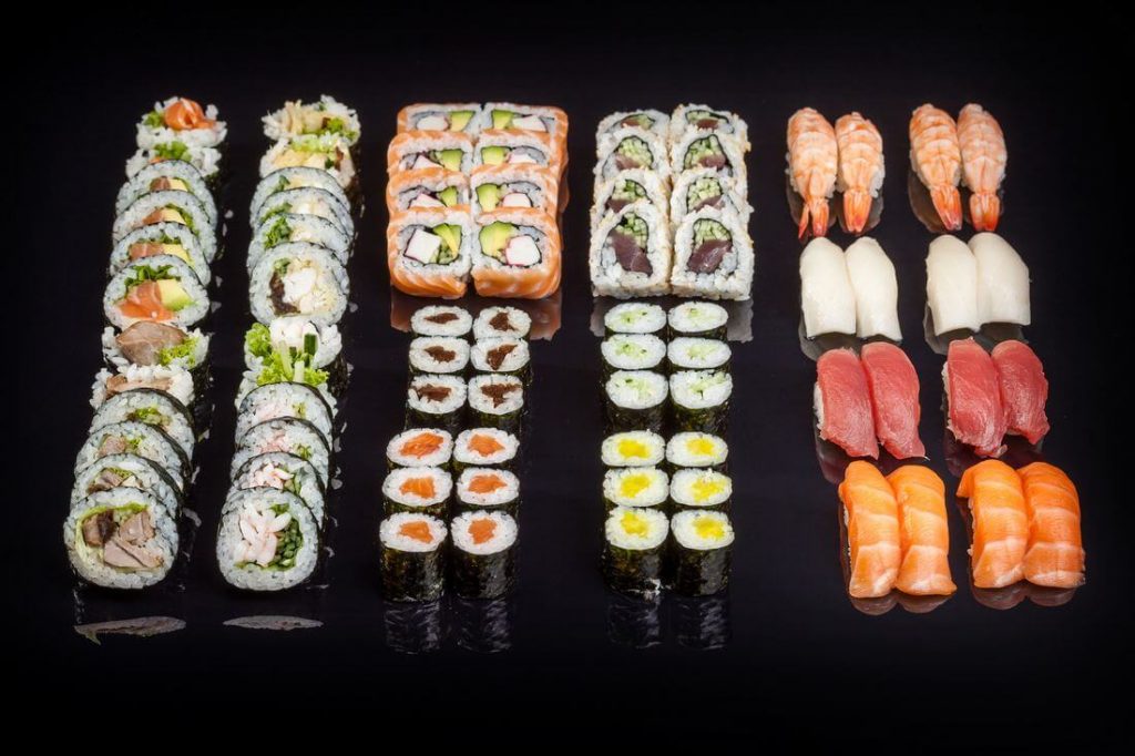 DOHO wybór różnych sushi